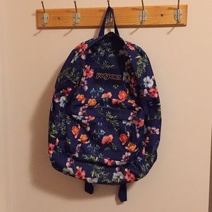 Jansport Blue Floral Backpack